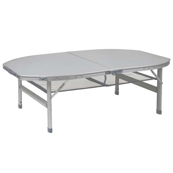 Стіл Bo-Camp Premium Oval 120x80 cm Grey
