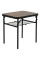 Стіл Bo-Camp Garland 60x45 cm Black/Wood look