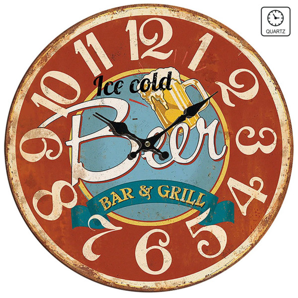 Годинник настінний Technoline 596831 Beer