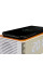 Годинник настільний з радіо Technoline WT487 Wireless Mobile Charging White/Brown (WT487)