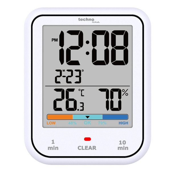 Термогігрометр Technoline WT380 White (WT380)