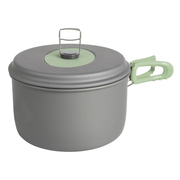 Набір посуду Bo-Camp Explorer XL 4 Pieces Hard Anodized Grey/Green