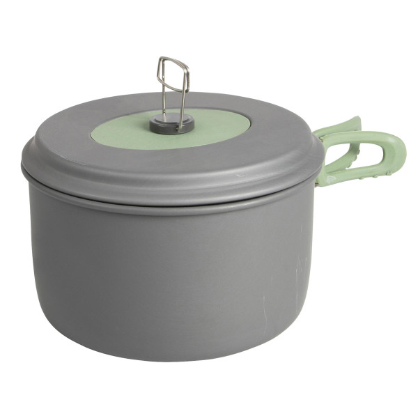 Набір посуду Bo-Camp Explorer XL 4 Pieces Hard Anodized Grey/Green