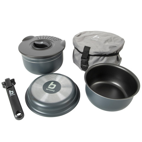 Набір посуду Bo-Camp Trekking 5 Pieces Anthracite