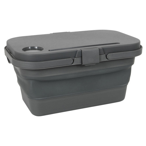 Кошик складаний Bo-Camp Foldable Box With table Top 17L Grey