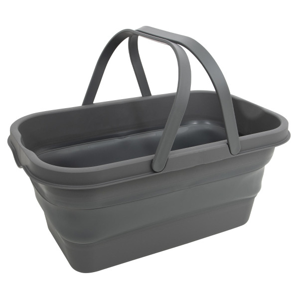 Кошик складаний Bo-Camp Foldable Box With table Top 17L Grey