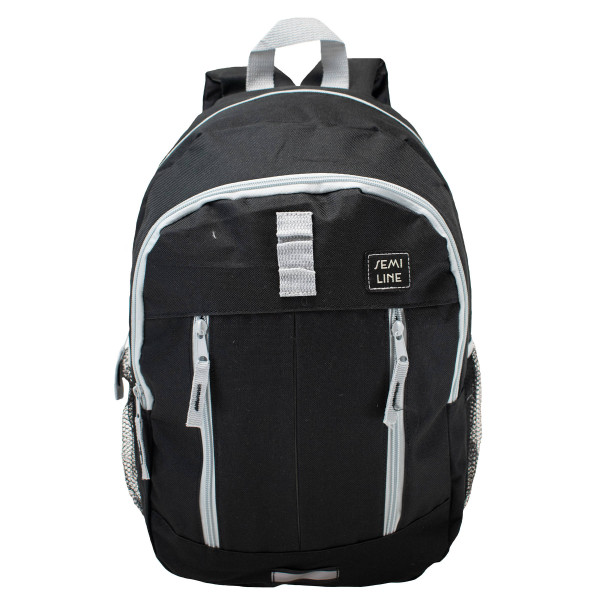 Рюкзак міський Semi Line 20 Black/White Elements (J4923-1)