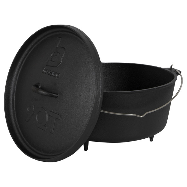 Казан з кришкою Bo-Camp Dutch Oven Cast Iron 31 cm / 7.1 L Black