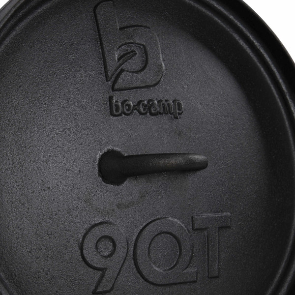 Казан з кришкою Bo-Camp Dutch Oven Cast Iron 31 cm / 7.1 L Black