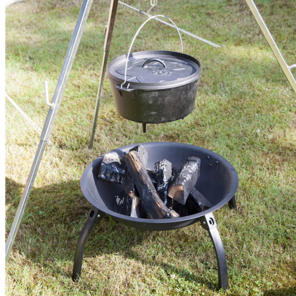 Казан з кришкою Bo-Camp Dutch Oven Cast Iron 31 cm / 7.1 L Black