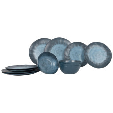 Сервіз столовий Gimex Tableware Stone 12 Pieces 4 Person Dark Blue