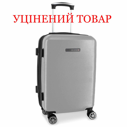 Валіза Swissbrand Cardiff (L) Silver (SWB_LHCAR802L) Discounted