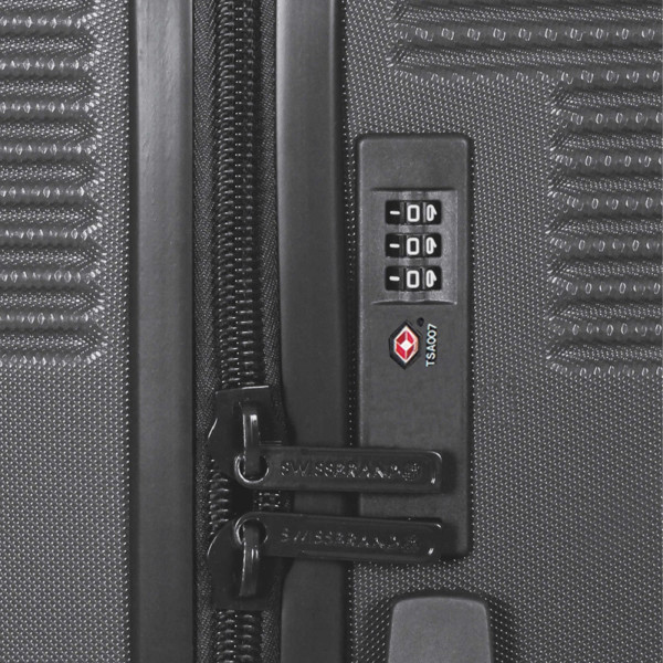 Валіза Swissbrand Cardiff (M) Black (SWB_LHCAR001M) Discounted