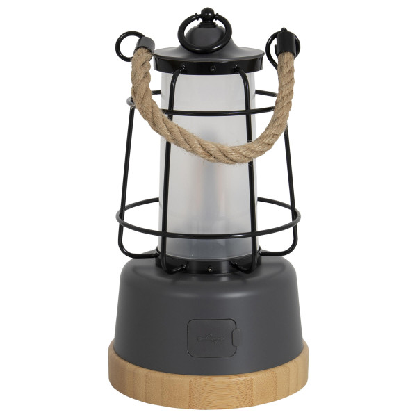 Ліхтар кемпінговий Bo-Camp Harlington Rechargable Dimming 370 Lumen Bamboo-Grey