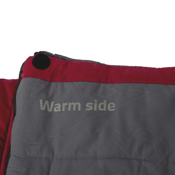 Спальний мішок Bo-Camp Uda Cool/Warm Golden -10° Red/Grey