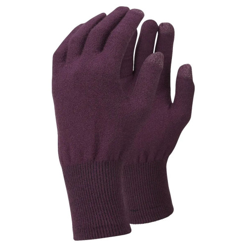 Рукавиці Trekmates Merino Touch Glove, фіолетовий