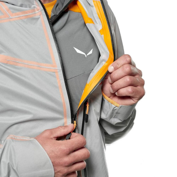 Куртка Salewa NXT PTX 3L, чоловіча, сіра