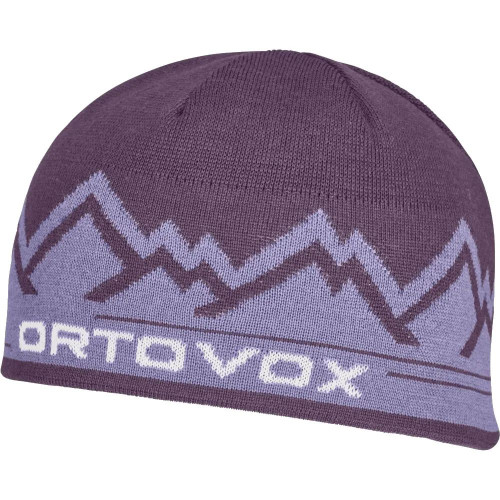 Шапка Ortovox Peak Beanie, фіолетовий