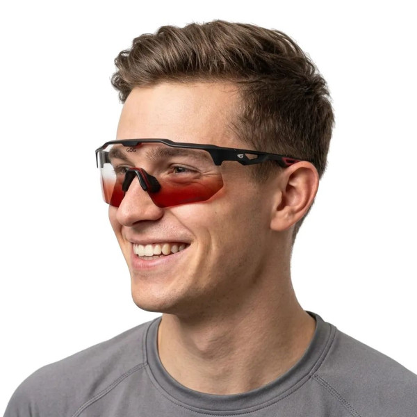 Окуляри GOG Loki Photochromic Cat.0-3, червоний