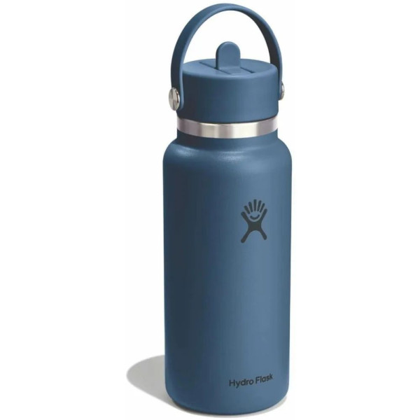 Термопляшка Hydro Flask 950 ml Wide Flex Straw Cap, синій