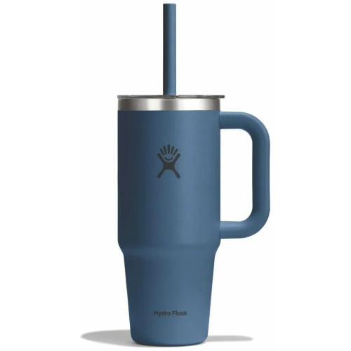 Термочашка Hydro Flask 700 ml Travel Tumbler Clear Lid, синій