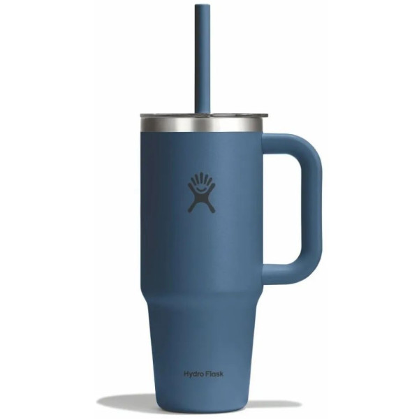 Термочашка Hydro Flask 700 ml Travel Tumbler Clear Lid, синій