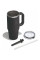Термочашка Hydro Flask 700 ml Travel Tumbler Clear Lid, чорний