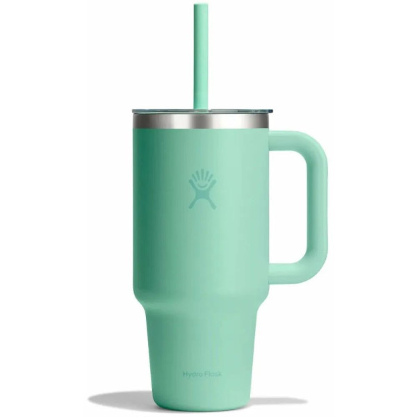 Термочашка Hydro Flask 950 ml Travel Tumbler Clear Lid, зелений