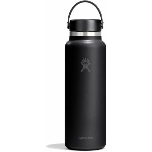Термопляшка Hydro Flask 1.2 L Wide Flex Cap, чорний