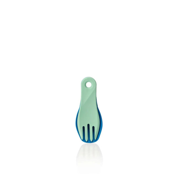 Ложко-виделка Humangear GoBites BIO Spin, синій