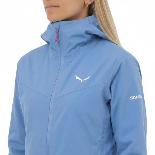 Куртка Salewa Puez Aqua 4 PTX 2.5L, жіноча, синя