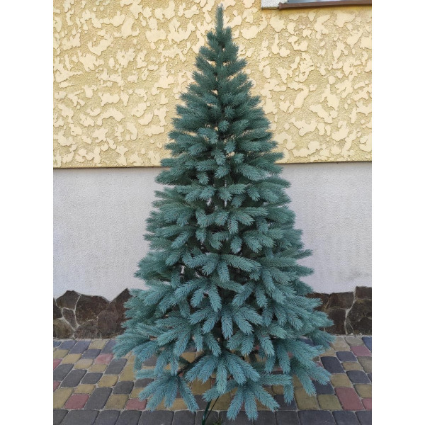 Ялинка штучна лита Буковельська 1,8 м, блакитна