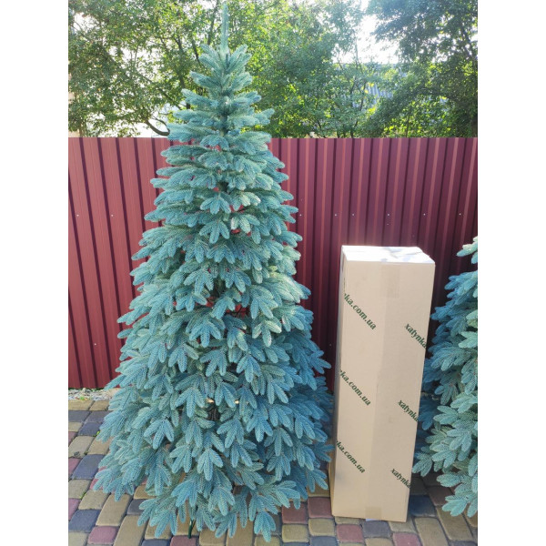 Ялинка штучна лита Швейцарська 1,8 м, блакитна