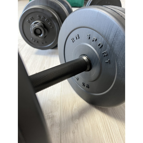 Гантелі з функцією штанги 2в1 на 32 кг RN-Sport