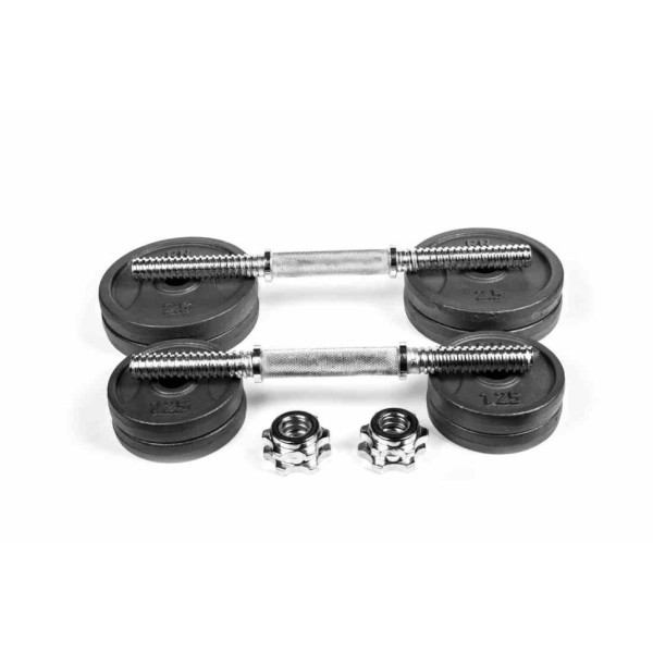 Гантеля розбірна металева RN-Sport 8.5 кг