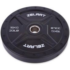 Бамперні диски гумові Bumper Plates гумові d-51мм 15 кг