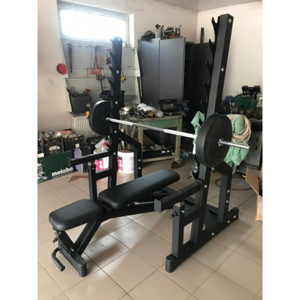 Лава Black Rock + Стійки Black Rock + Набір металевих гумових дисків 120 кг