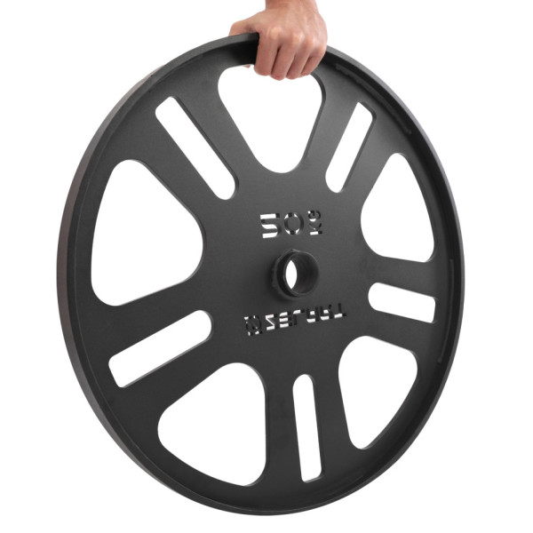 Млинці диски сталеві для станової тяги Deadlift Pulling Weight Plates Zelart TA-6992-20 20кг чорний