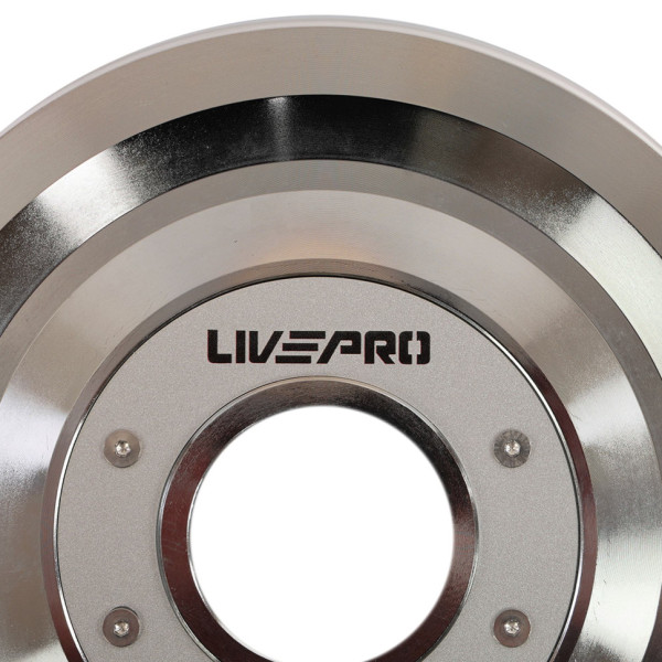 Блини диски сталеві 2 Handle металева втулка LiveUp LP8338-2_5 ø51мм 2,5кг сірий