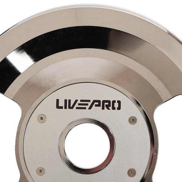 ББлини диски сталеві 2 Handle металева втулка LiveUp LP8338-10 ø51мм 10кг сірий