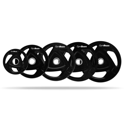 Диски для штанги олімпійські 51 мм GymBeam IRON 1.25-2.5-5-10-15-20-25 кг