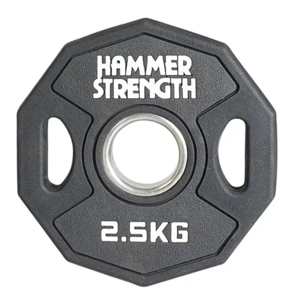 Диски обгумовані олімпійські Hammer Strength 51 мм 1.25-2.5-5-10-15-20-25 кг