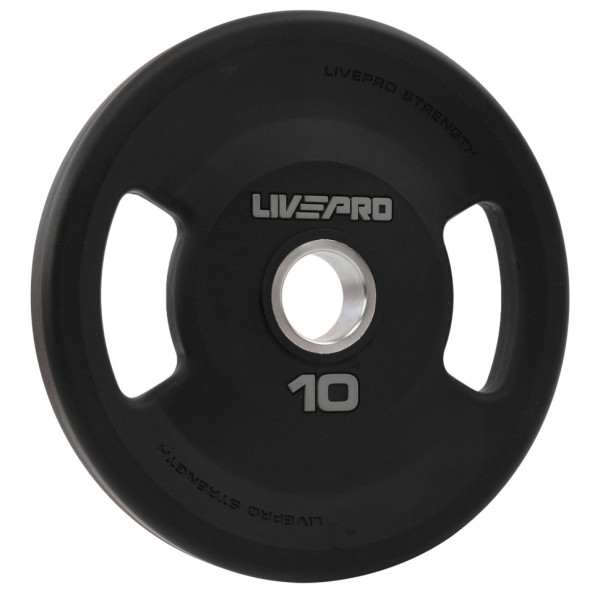 Диски поліуретанові 2 Handle металева втулка LiveUp LP8337 10-15-20-25 кг