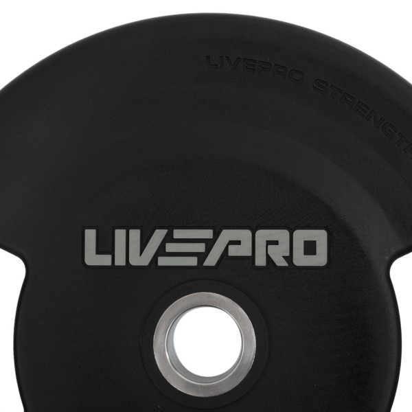 Диски поліуретанові 2 Handle металева втулка LiveUp LP8337 10-15-20-25 кг