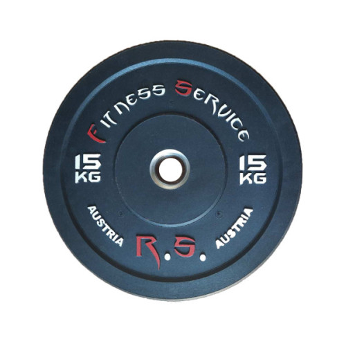 Бамперний диск для кросфіту Fitness Service RCP23-15 15 кг