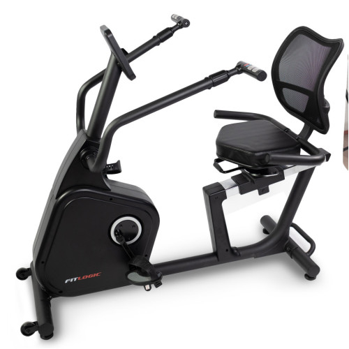 Горизонтальний велотренажер FitLogic B1902R