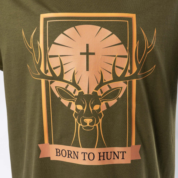 Футболка для мисливця BORN TO HUNT Acropolis ОФМ-2 (хакі)
