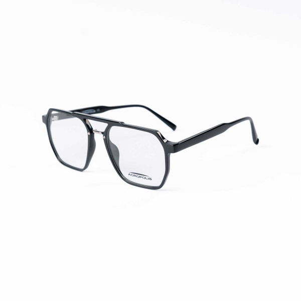 Оправа Acropolis Oversize 16043-C1 чоловіча чорна з чохлом Novus