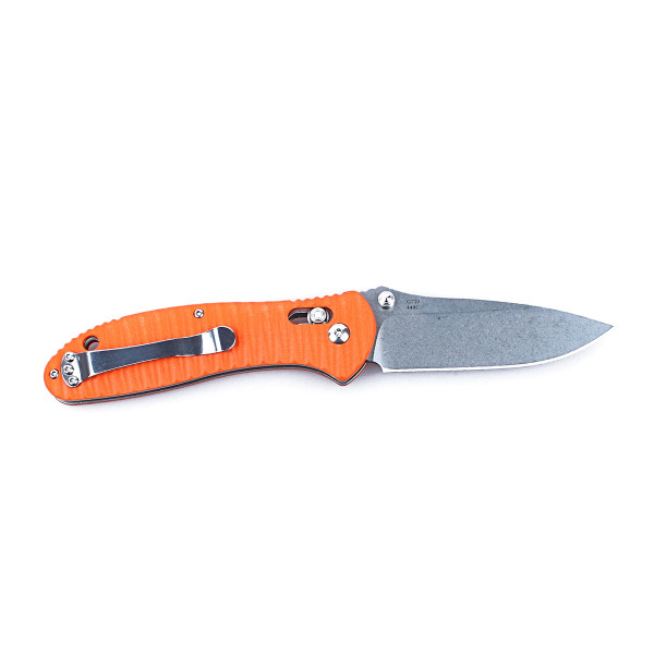 Ніж складаний туристичний Ganzo G7392P (8.7 см) 440C / G10 помаранчевий