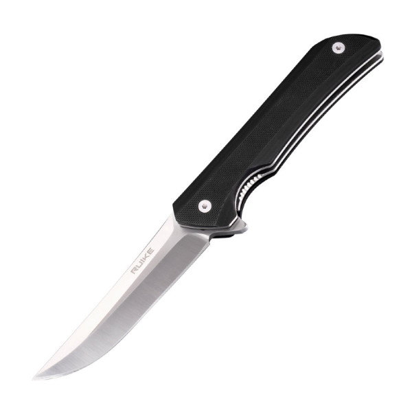 Ніж складаний туристичний Ruike Hussar P121-B, (9.2 см) 14C28N / G10 чорний